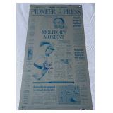 Paul Molitor Signed Pioneed Press HOF Induction Printing Plate with PSA DNA COA Insctibed "HOF 04" Minnesota Twins Baseball - RARE!