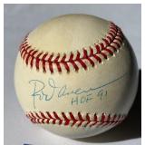 Rod Carew Signed and Inscribed "HOF 91" Baseball With PSA COA Rawlings OALB Budig Ball With Case