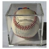 Rod Carew Signed and Inscribed "HOF 91" Baseball With PSA COA Rawlings OALB Budig Ball With Case
