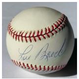 Lou Brock Signed Baseball With PSA COA Rawlings Official League Ball With Case
