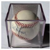 Bob Gibson Signed Baseball With PSADNA COA Rawlings ONLB White Ball With Case