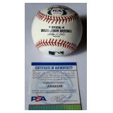 Jack Morris Signed and Inscribed "1991 WS MVP" Baseball With PSA COA OMLB Selig Ball With Case