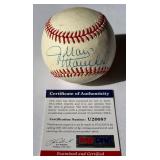 Juan Marichal Signed Baseball With PSADNA COA Rawlings ONLB Feeney Ball With Case