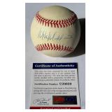 Mike Mussina Signed Baseball With PSADNA COA Rawlings OALB Budig Ball With Case