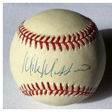 Mike Mussina Signed Baseball With PSADNA COA Rawlings OALB Budig Ball With Case