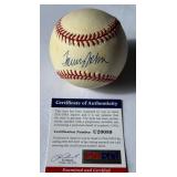 Tommy John Signed Baseball With PSADNA COA Rawlings OALB Budig Ball With Case