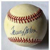 Tommy John Signed Baseball With PSADNA COA Rawlings OALB Budig Ball With Case