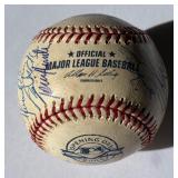 2004 Minnesota Twins Team Signed on 2004 Opening Day OMLB Ball - Joe Mauer, Johan Santana, Jacque Jones, Rivas, Guzman, Koskie, Offerman, Mays, Radke, Balfour, Gardenhire, Lohse, Nathan, Ryan, Lecroy,