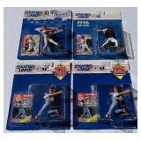 (4) Starting Lineup baseball Figures - (2) Mike Schmidt, Eddie Murray, Ivan Rodriguez