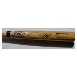 Delmon Young Signed Ratling Adirondak Pro Big Stick Baseball Bat
