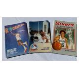 (3) Vintage Basketball Media Guides 1979-80 Houston Rockets, San Diego Clippers, Sixers