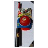 Vintage Pete Rose Baseball Plastic Helmet, Bat, and Ball Set