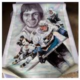 Alexander Ovechken Hand Painted Hockey Canvas