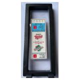 1987 World Series Game 1 Ticket With Obstructed View Stamp - Minnesota Twins Baseball