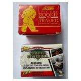 (2) Card Sets 1990 Score Hockey Rookie and Traded / 1993 Topps Traded