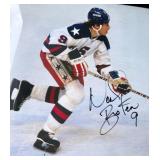 Neal Broten Signed and Framed Photo From 1980 Miracle on Ice Gold Medal Team USA Olympic Hockey