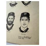 1987 Minnesota Twin World Series Team Print by Everett Hays