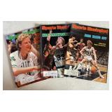(3) Larry Bird Sports Illustrated Magazines 1979 and 1986