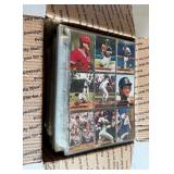 Large Box of Unsorted Binder Sheets - Baseball and Football Cards