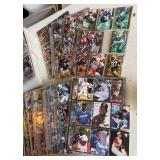Large Box Unsorted Binder Sheets - Baseball and Football Cards