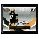Willie Davis Auto /1002008 Donruss Gridiron Gear Performers #P-47 Numbered 063/100 Signed Green Bay Packers Football Card