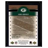 Herb Adderly Auto2005 Upper Deck NFL Legends Football #LS-HA Green Bak Packers Signed Footbal Card