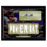 Byron Buxton Auto Relic /27 2024 Topps Triple Threds #TTAR-BB4 Numbered 15/27 RARE Minnesota Twins Baseball Card