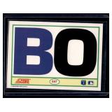 Bo Jackson Iconic Bo Knows Shoulder Pads 1990 Score #697 Baseball Card