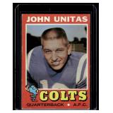 Johnny Unitas 1971 Topps #1 Vintage Football Card