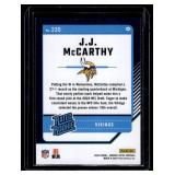 JJ McCarthy Optic RC 2024 Donruss #235 Rookie Minnesota Vikings Football Card