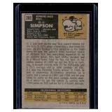 OJ Simpson 2nd Year 1971 Topps #260 Vintage Football Card