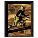 Paul Hornung Auto Limited Edition /2,500 1994 Signature Rookies Gold Standard Hall of Fame #HOF13 2,078/2,500 GreenBay Packers Football Card