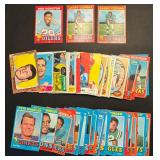 58 Card Lot of 1966-1971 Topps Vintage Football