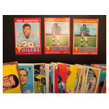 58 Card Lot of 1966-1971 Topps Vintage Football