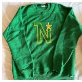 Vintage Minnesota North Stars Crew Neck Russell Sweatshirt Size XL - Hockey