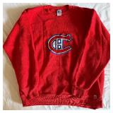 Vintage Montreal Canadiens Crew Neck Russell Sweatshirt Size XL - Hockey