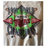 Minnesota Twins Vintage 1991 World Series Crew Neck Sweatshirt by Starter Size XL