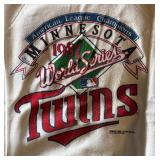 Minnesota Twins Vintage 1987 World Series Crew Neck Sweatshirt by Pannill Size XL