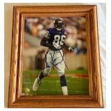 Jake Reed Signed and Frame Minnesota Vikings Football Photo