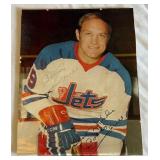 Bobby Hull Signed Vintage Hockey Photo