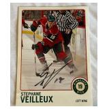 Stephane Veilleux Signed Minnesota Wild Hockey Photo
