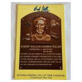 Bob Feller Signed National Baseball Hall of Fame Museum Post Card