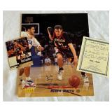 Brent Barry Signed 8x10" Photo with COA and Rookie Card