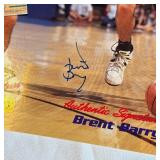 Brent Barry Signed 8x10" Photo with COA and Rookie Card