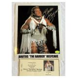 Brutus "The Barber" Beefcake Signed 8x10" Wrestling Photo with COA