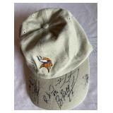 Minnesota Vikings Hat with Multiple Autographs