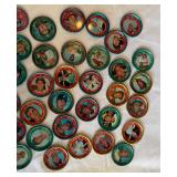 1971 Topps Coin Lot of 33 w/ Stars - Robinson, Kaline, Jenkins and More