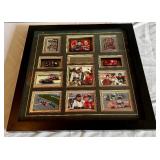 Dale Earnhardt / Jr. - Dual Autograph Beautifully Framed Piece 25x25" with JDM Authentics COA NASCAR