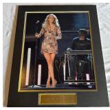 Carrie Underwood Signed Photo With COA Matted 20x24"
