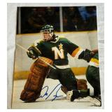 Don Beaupre Signed Minnesota North Stars Hockey 8x10" Photo